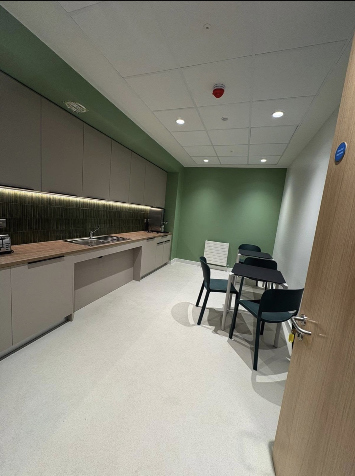 Completed UCD Newman kitchenette and staff area