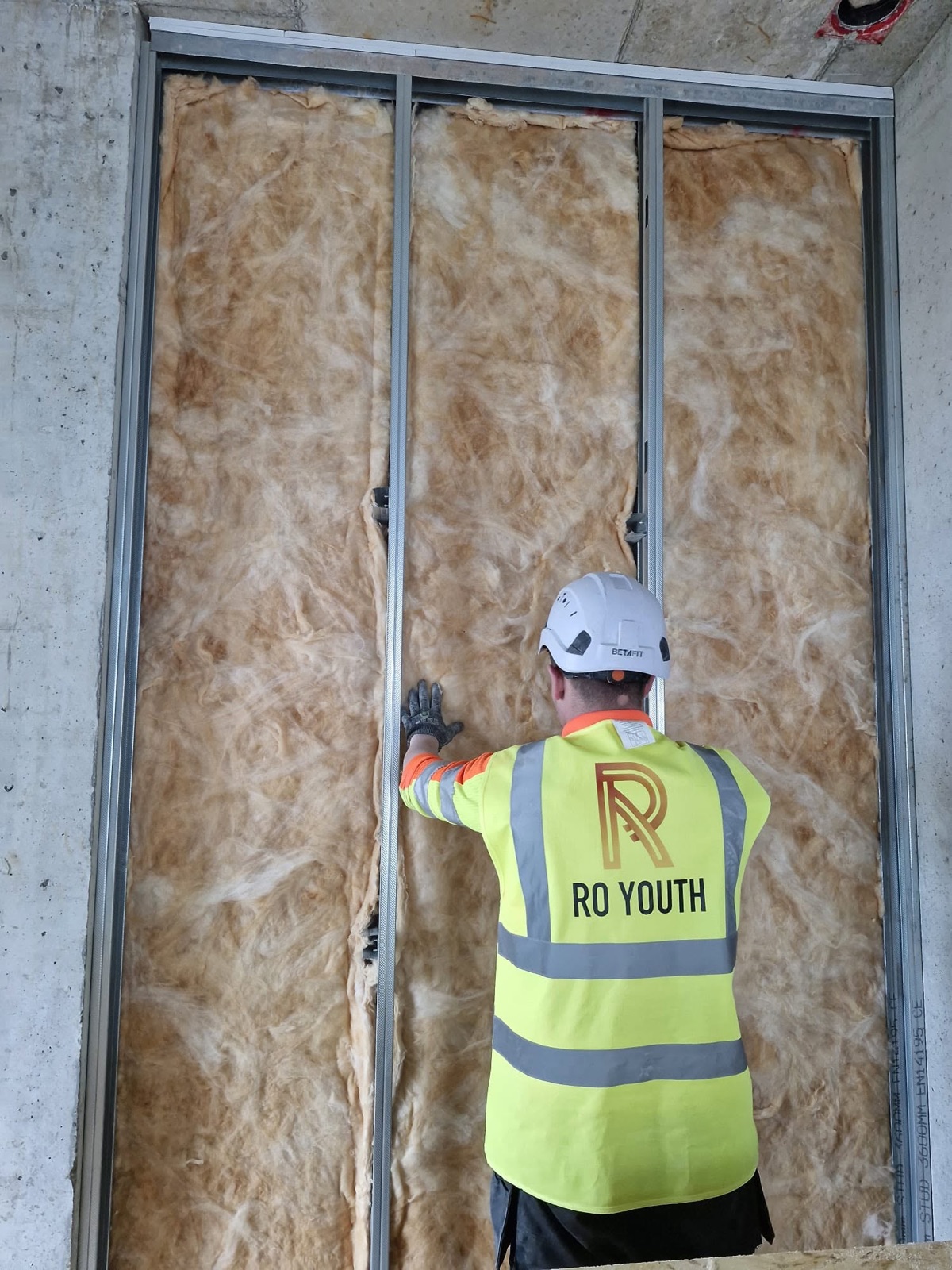 RO Youth crew acoustic insulation at Jacob's Island, Cork
